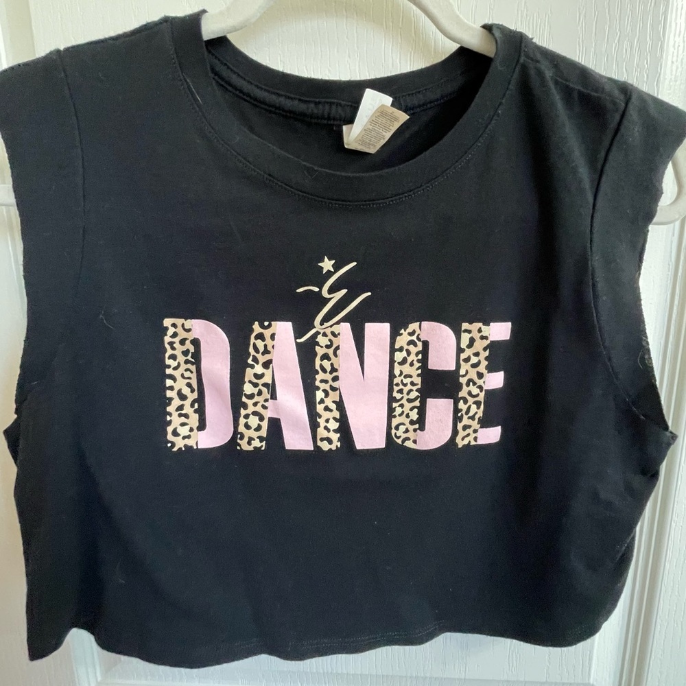 Bella Canvas | Dance | Small | Black | Crop Short Sleeve T | EUC